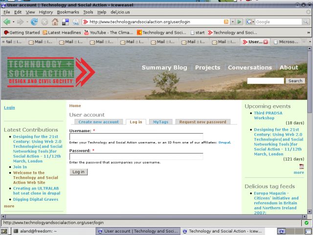 login screen login screen